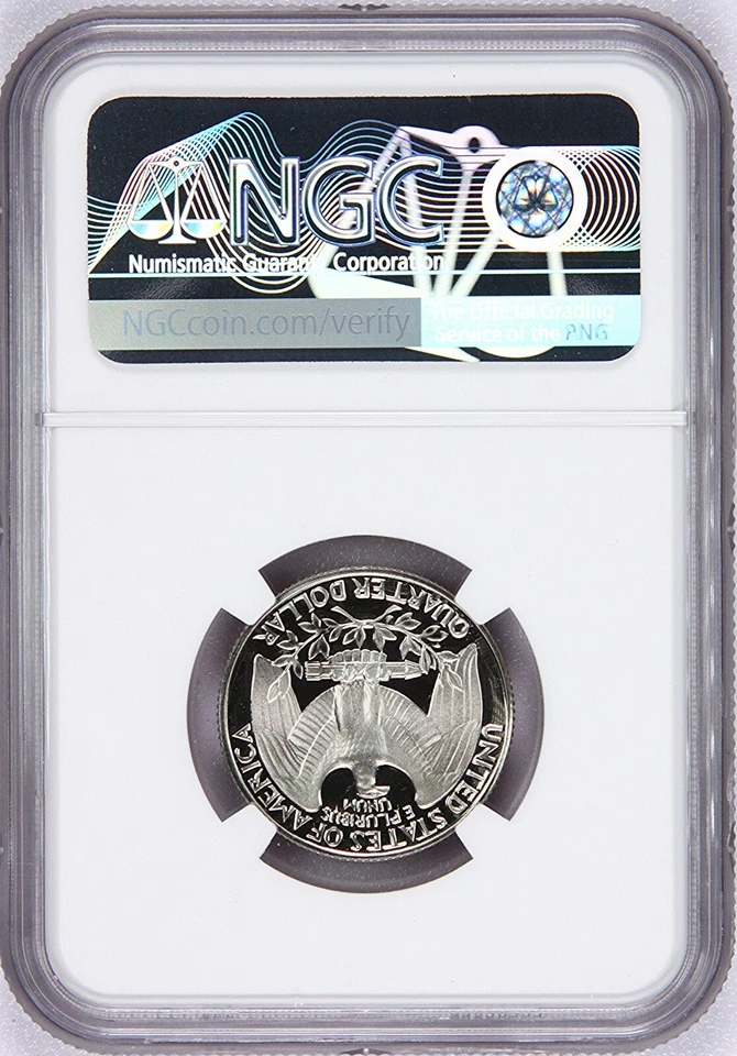 1984-S Washington Proof Quarter, Graded PF70 Ultra Cameo * Low Population - Image 2 of 4