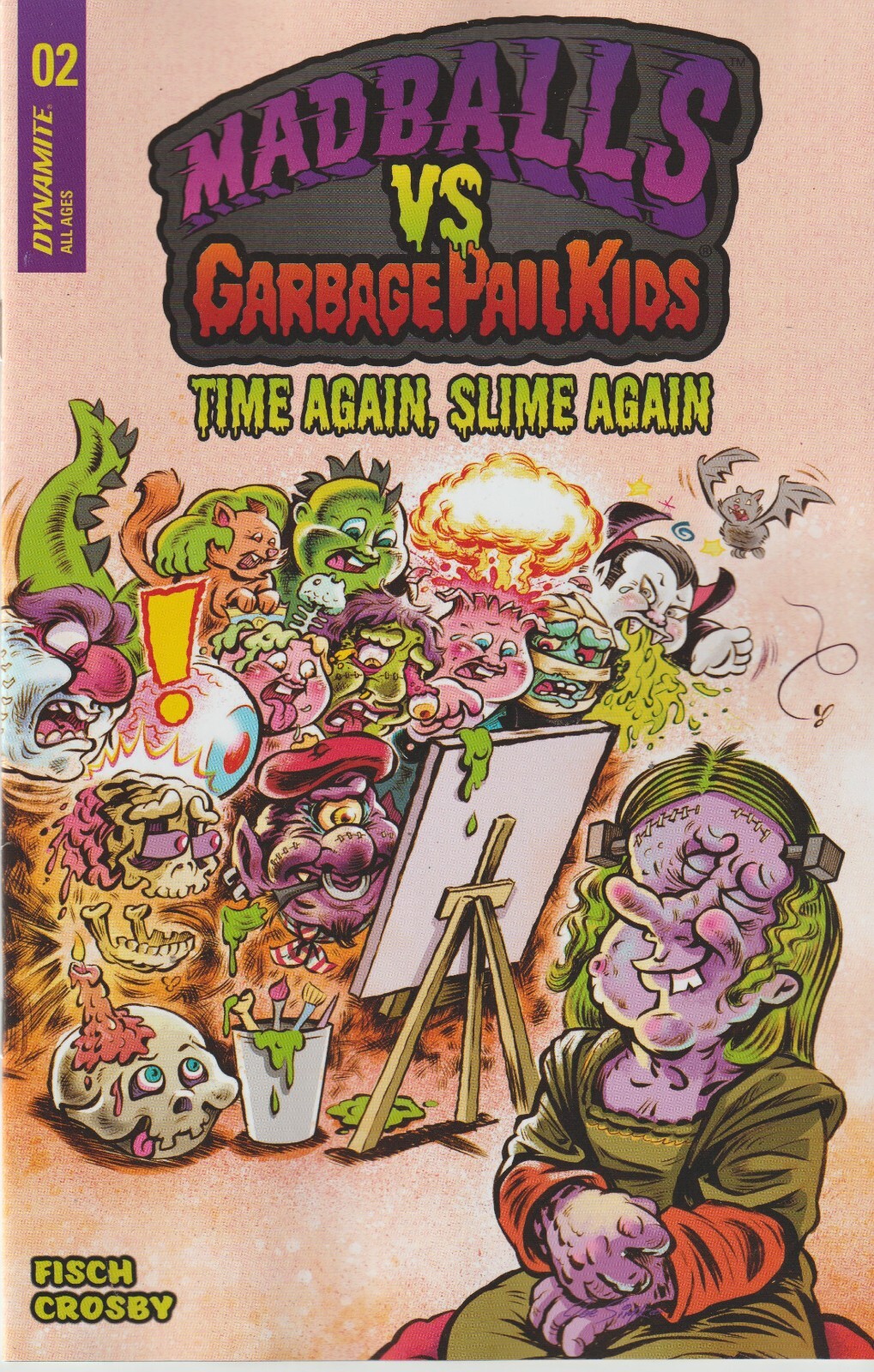 DYNAMITE COMICS MADBALLS VS GARBAGE PAIL KIDS TIME AGAIN #2 2023 VARIANT NM