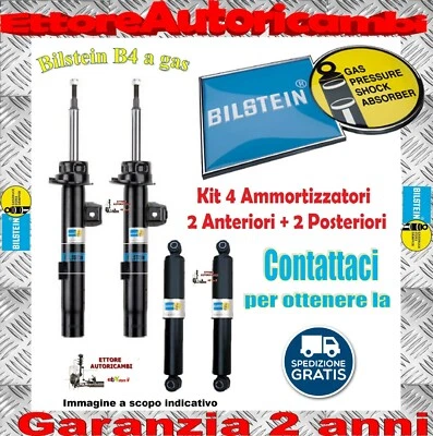 KIT 4 AMMORTIZZATORI BILSTEIN B4 FORD FIESTA 5 V DAL 2001 AL 2008