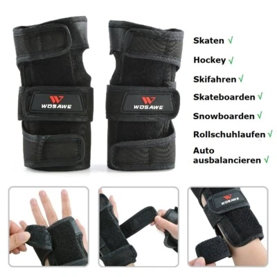 AMEYXGS Handgelenkschutz Handschutz Skifahren Skaten Board Protektoren Kinde Erwachsene