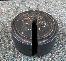 LARGE Vintage WEIGHT Embossed '500/5 LBS' Grocery Store Farm