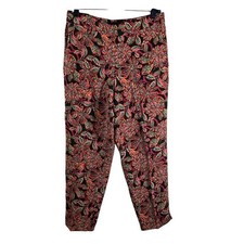 J. Crew Factory Women Jamie Pant Floral Patterned Size 8 NWT