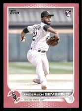 2022 Topps Update Mother's Day Pink #US265 Anderson Severino /50