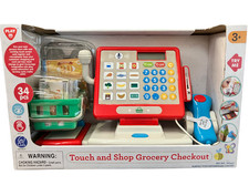 Play Touch Shop Grocery Checkout 34 Piece Playset