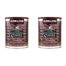 (Pack of 2) Kirkland Signature 100% Colombian Coffee, 3 Pound (3 LB) 10.92 per pound