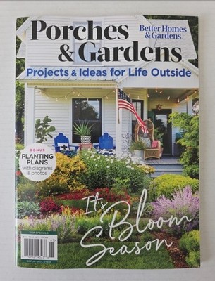 Better Homes & Gardens Magazine Porches & Gardens Spring 2026 Brand New