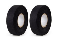 Black Hockey Tape for Hockey Sticks - 2 Rolls - 1 Inch Wide, 20 Yards Long C...