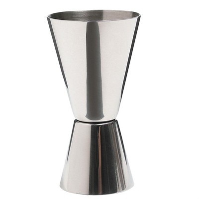 BarCraft Cocktail Jigger Double Glass for Measuring Spirits, Stainless Steel,...