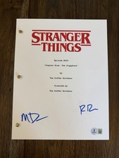 Ross & Matt Duffer Brothers ‘Stranger Things’ Signed Full Episode Script Beckett