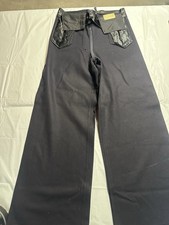 Men's NOS Vintage WWII US Navy Cracker Jack Dress Uniform Pants 30x30 SKU 20 