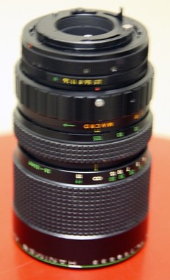 HANIMEX AUTOMATIC ZOOM MC,1:3,5 / f = 35 105 mm,72 mm UNGETESTET DESHALB DEFEKT!