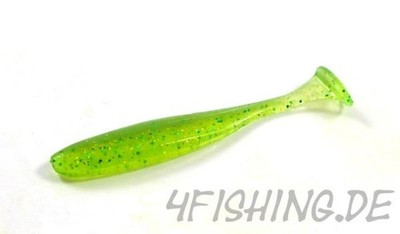 KEITECH Easy Shiner LIME / CHARTREUSE in 2'' - aromatisierter Topgummi aus Japan