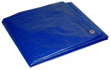 MultiPurpose Economy Poly Tarp 20x30 Feet Blue Waterproof Cover Sheet