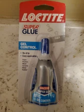 Loctite Super Glue Gel Control 1 Pack Clear Moisture Resistant No Drip Adhesive
