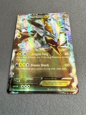 Pokémon TCG Black Kyurem EX Legendary Treasures 100/113 Holo Rare (Fake)