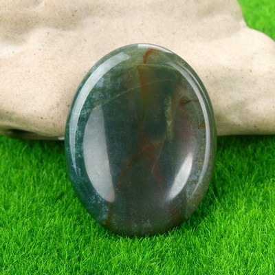  Natural Agate Thumb Massage Stone - Worry Stone for Stress Relief