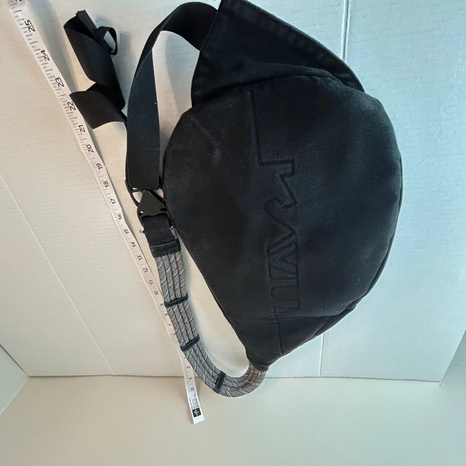 Mochila Bandolera KAVU Original Cuerda Bandolera Poliéster Negra Foto 2 de 4