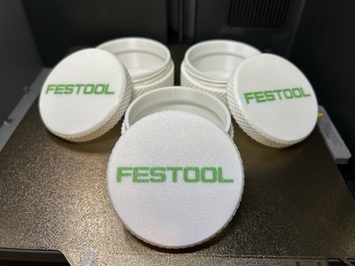 Festool Container Set 3 Pack 1.6    Threaded Screw Parts Storage Box 3D Printed