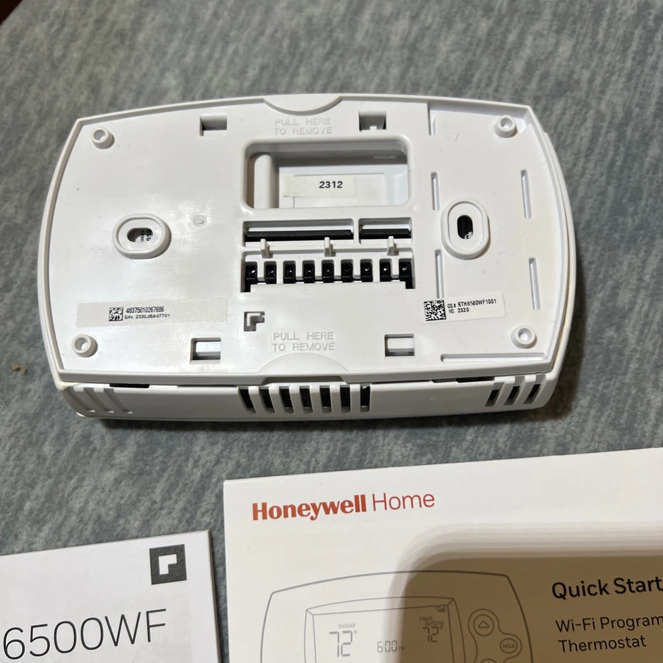 Honeywell Home Programmable Thermostat Smart Series RTH6500WF Wi-Fi OPEN BOX - Image 3 of 4