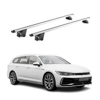 DachträGer FüR VW Passat B9 Variant 2024-2026 100Kg Aluminium Silber 2X ABE