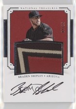 2017 Panini National Treasures 4/25 Braden Shipley #RJSV-BS Auto 0q0