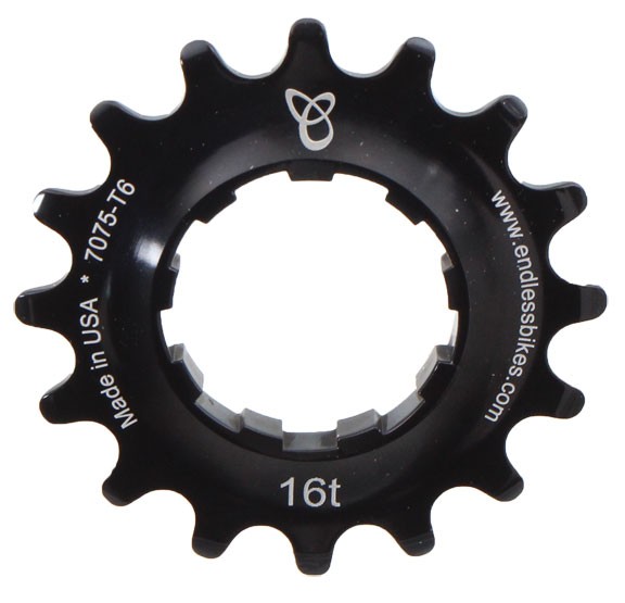 Бесконечный велосипед Kick Ass Cog 16t - Черный Ano 11890₽