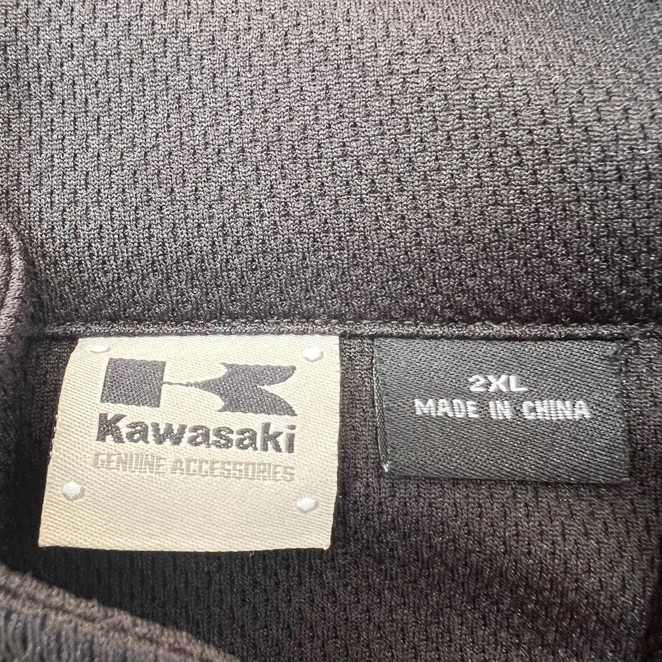 Chaqueta Kawasaki Monster Energy Para Hombre 2XL Cremallera Completa Bordada Carreras Motocross Foto 3 de 4