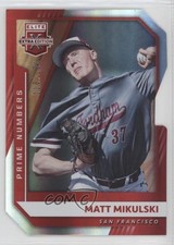 2021 Panini Elite Extra Edition Prime Numbers B Die-Cut /131 Matt Mikulski 10k8