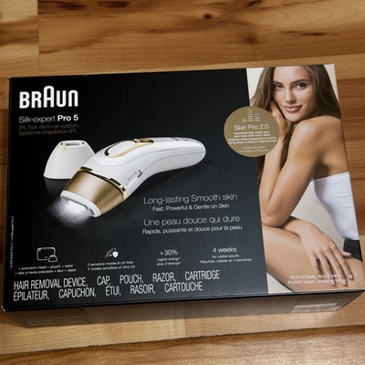 #ad Braun Silk Expert Pro 5 PL5137 PL5147 IPL Permanent Hair Removal System $219.00