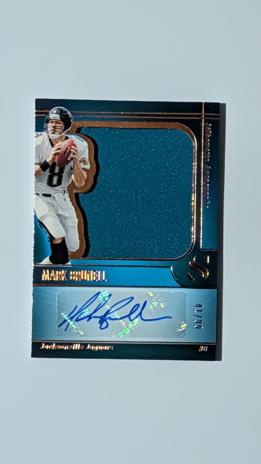 2025 Panini Silhouette Mark Brunell Jumbo Patch Autograph Auto /99
