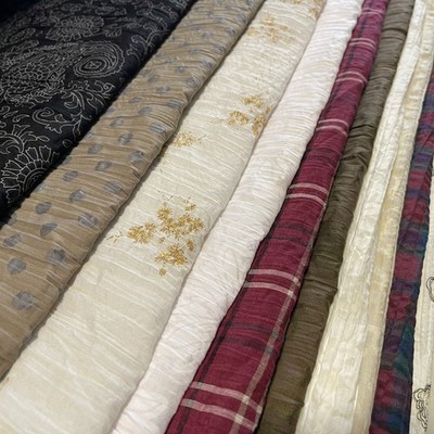 100% Cotton Crush Fabric Creased Crinkle Craft Dress Quilting Material 50"  Meter | eBay