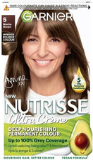 Image of Garnier Nutrisse Ultra Crème Hair Dye, Get 100% Grey Coverage and Deep, Radiant 