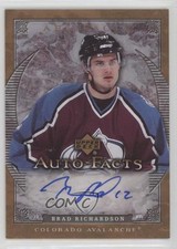2007-08 Upper Deck Artifacts Auto-Facts Brad Richardson #AF-BR Auto 1o3