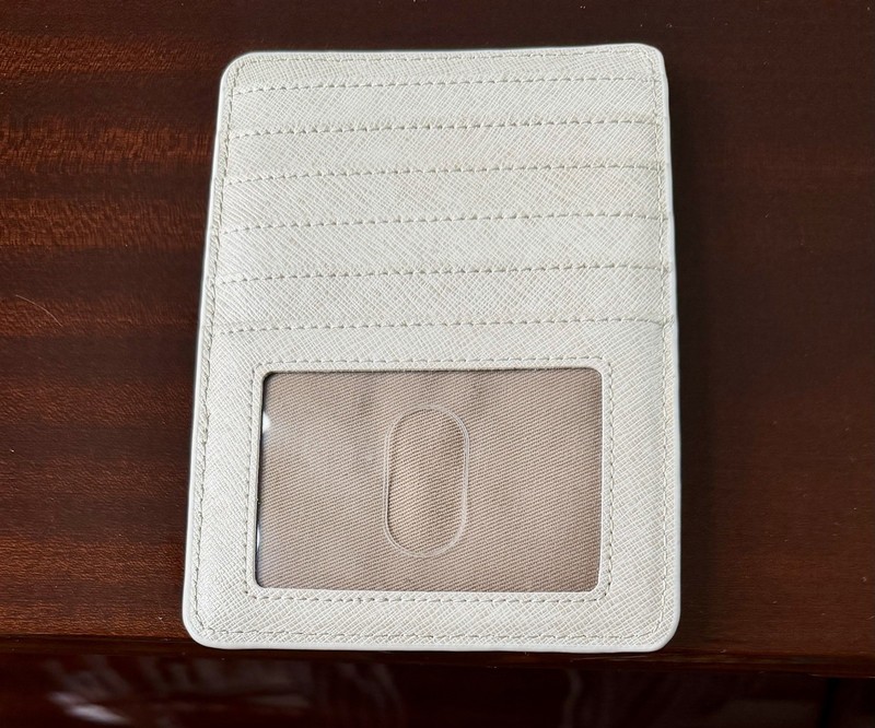 Neiman Marcus Leather Card Holder Wallet Excellent Condition