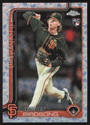 2025 Topps Chrome LogoFractor Hayden Birdsong Rookie #138 JW1