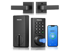 Philips serii 4200 Wbudowana klawiatura Wi-Fi z odciskami palców Inteligentna dźwignia drzwiowa