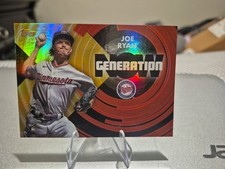 2022 Topps Joe Ryan Generation Now Gold /75