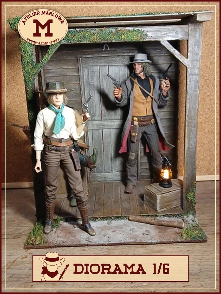 Diorama 1/6 scale western wood - Photo 1/4