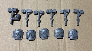 Warhammer 40K Space Marine Vanguard Veterans Thunder Hammers Storm Shields Bits