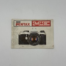 Asahi Pentax ME 35mm SLR Film Camera MANUAL ONLY Instructions Guide Booklet