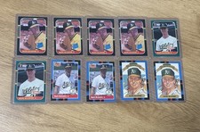 Mark McGwire 1987 Donruss Diamond Kings The Rookies (RC) Lot of 10 Rookie Cards
