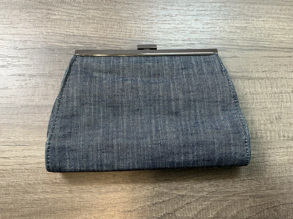 Bolso Clutch Vintage Guess Denim Bordado Patrón Floral Boho Chic Y2K Foto 4 de 4