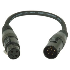 ADJ Accu-Cable 5-Pin Male to 3-Pin XLR DMX Turnaround Cable