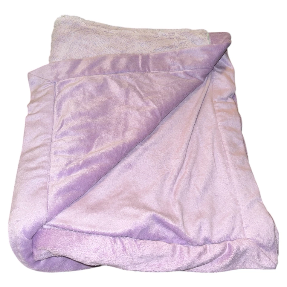 Manta bebé Babies R Us púrpura lavanda querida Sherpa 30 x 40 pulgadas  Foto 2 de 3