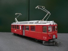 HO gauge BEMO HOm 12mm Rhb ABe4/4 No. 45, old red standard paint, accessories,