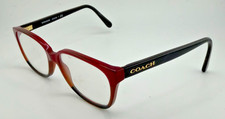 COACH FRAMES ONLY EYEGLASSES HC 6103 5445 COGNAC VARSITY STRIPE RED 54-16-140