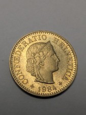 Switzerland Helvetia 5 Rappen (Franc) 1984
