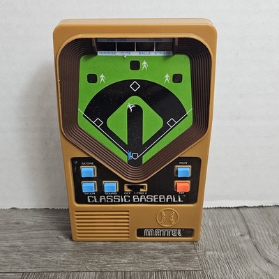 Vintage Mattel Classic Electronic Baseball Game Retro Handheld TESTED WORKS
