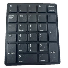 Used  Havit Wireless Black Numeric Keypad Tenkey 10 Key Free Shipping….
