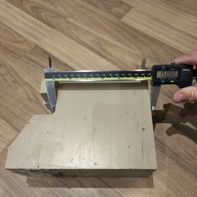 Peek Natur Kunststoff Polyether Äther Keton 150 mm 150 mm 80 mm abgeschnitten Knüppel